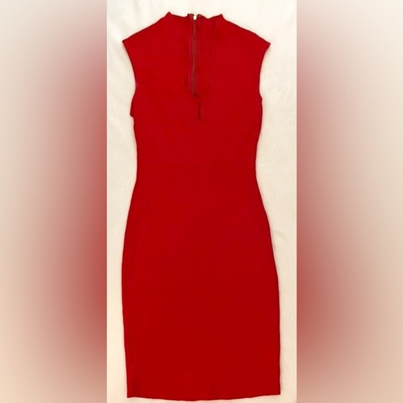 Bodycon Sleeveless Fitted Stretch Dress Small - Picture 2 of 8